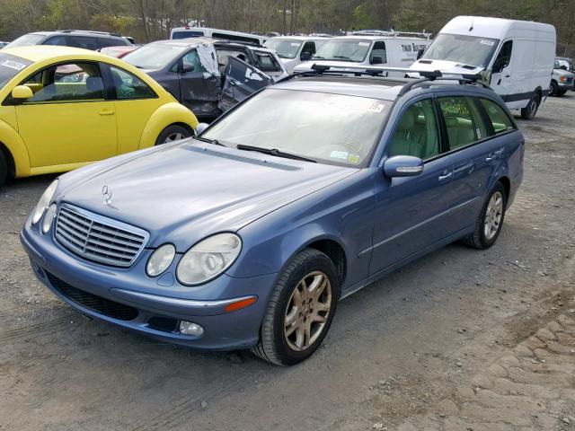 WDBUH82J34X120692 - 2004 MERCEDES-BENZ E 320 4MAT BLUE photo 2