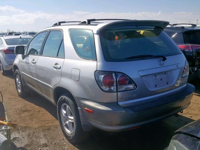 JTJHF10U210195754 - 2001 LEXUS RX SILVER photo 3