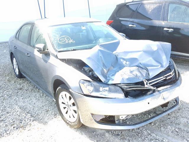 1VWAS7A30EC066809 - 2014 VOLKSWAGEN PASSAT S GRAY photo 1