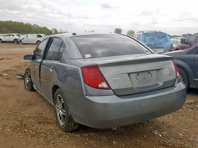 1G8AL55F96Z190756 - 2006 SATURN ION LEVEL GRAY photo 3