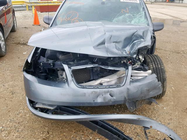 1G8AL55F96Z190756 - 2006 SATURN ION LEVEL GRAY photo 9