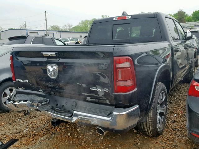 1C6SRFJTXKN510010 - 2019 RAM 1500 LARAM BLACK photo 4