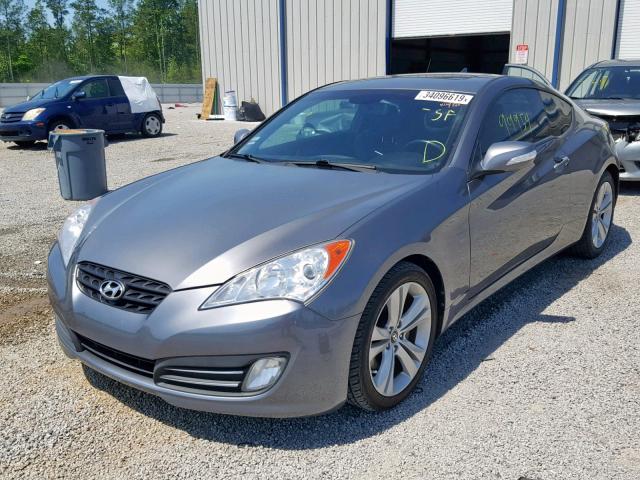 KMHHU6KH0BU046609 - 2011 HYUNDAI GENESIS CO SILVER photo 2