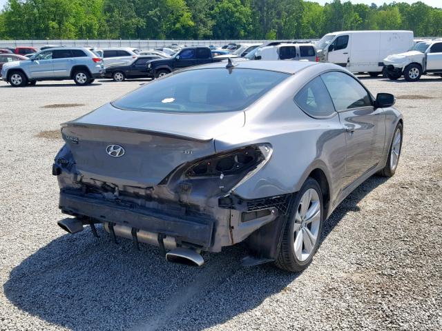 KMHHU6KH0BU046609 - 2011 HYUNDAI GENESIS CO SILVER photo 4