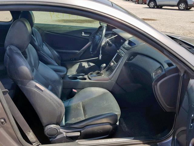 KMHHU6KH0BU046609 - 2011 HYUNDAI GENESIS CO SILVER photo 5