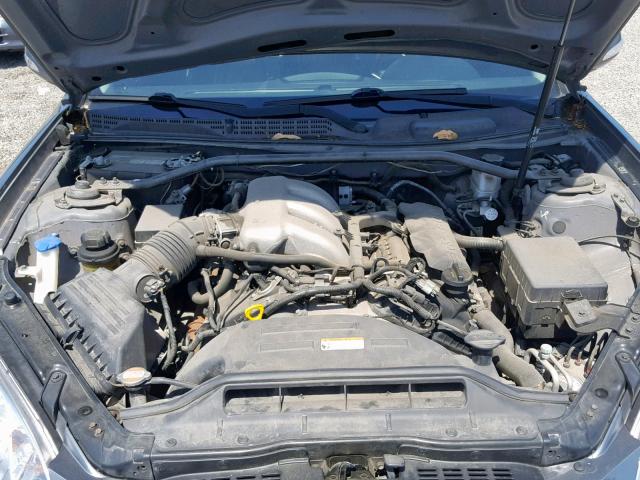 KMHHU6KH0BU046609 - 2011 HYUNDAI GENESIS CO SILVER photo 7