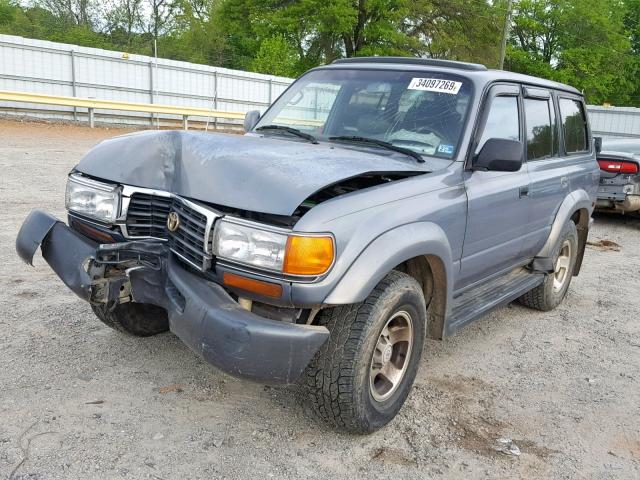 JT3HJ85J4T0144093 - 1996 TOYOTA LAND CRUIS GRAY photo 2