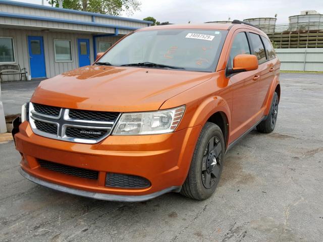 3D4PG1FG0BT528408 - 2011 DODGE JOURNEY MA ORANGE photo 2