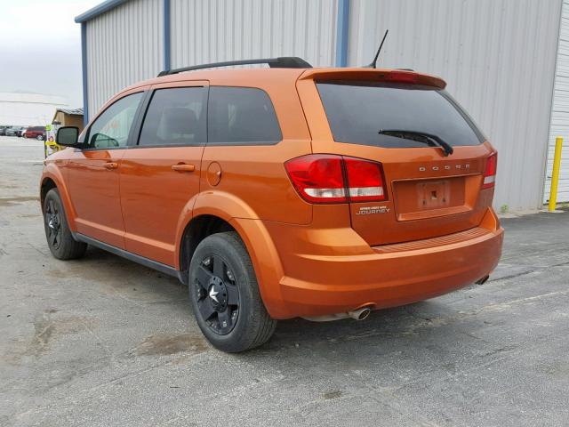 3D4PG1FG0BT528408 - 2011 DODGE JOURNEY MA ORANGE photo 3