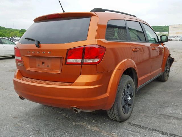 3D4PG1FG0BT528408 - 2011 DODGE JOURNEY MA ORANGE photo 4