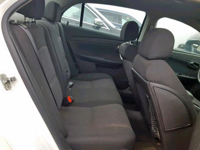 1G1ZH57B88F176395 - 2008 CHEVROLET MALIBU 1LT WHITE photo 6