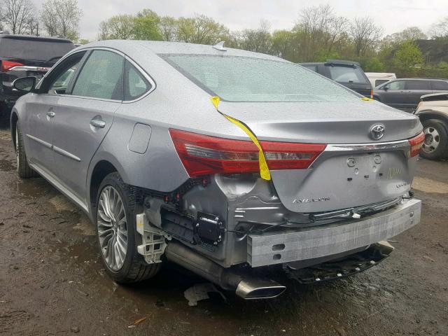 4T1BK1EB0HU257405 - 2017 TOYOTA AVALON XLE SILVER photo 3