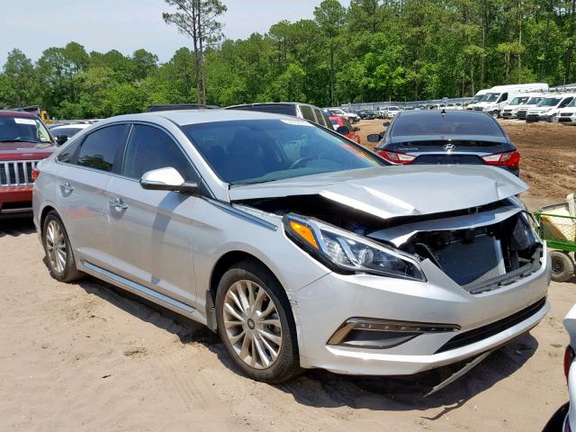 5NPE34AFXFH255550 - 2015 HYUNDAI SONATA SPO SILVER photo 1