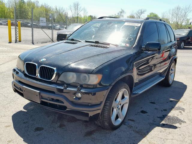 5UXFB93502LN78406 - 2002 BMW X5 4.6IS BLACK photo 2