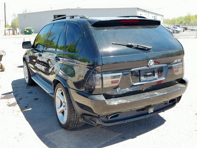 5UXFB93502LN78406 - 2002 BMW X5 4.6IS BLACK photo 3