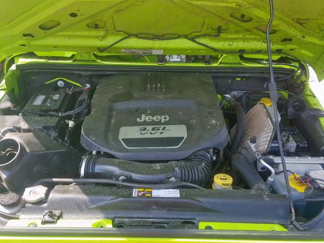 1C4AJWAG5DL504290 - 2013 JEEP WRANGLER S GREEN photo 7