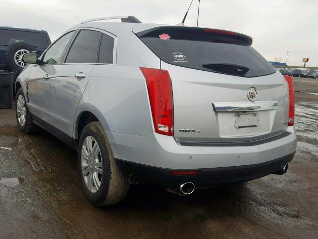 3GYFNDE35CS628231 - 2012 CADILLAC SRX LUXURY SILVER photo 3