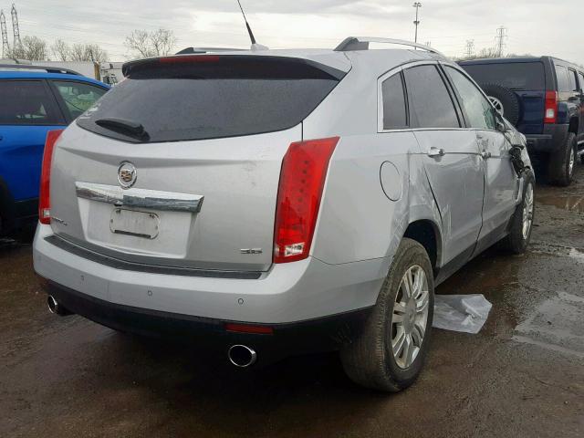 3GYFNDE35CS628231 - 2012 CADILLAC SRX LUXURY SILVER photo 4