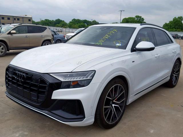 WA1FVAF18KD007706 - 2019 AUDI Q8 PRESTIG WHITE photo 2