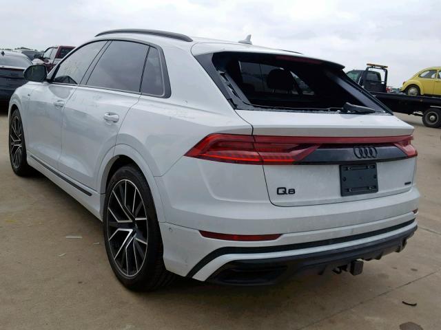 WA1FVAF18KD007706 - 2019 AUDI Q8 PRESTIG WHITE photo 3