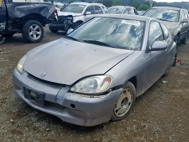 JHMZE14742T000802 - 2002 HONDA INSIGHT SILVER photo 2