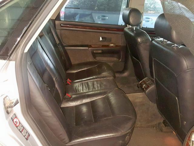 WAUML44D92N005312 - 2002 AUDI A8 L QUATT SILVER photo 6