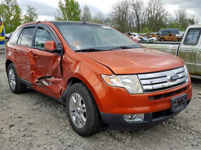 2FMDK48C97BA96040 - 2007 FORD EDGE SEL ORANGE photo 1