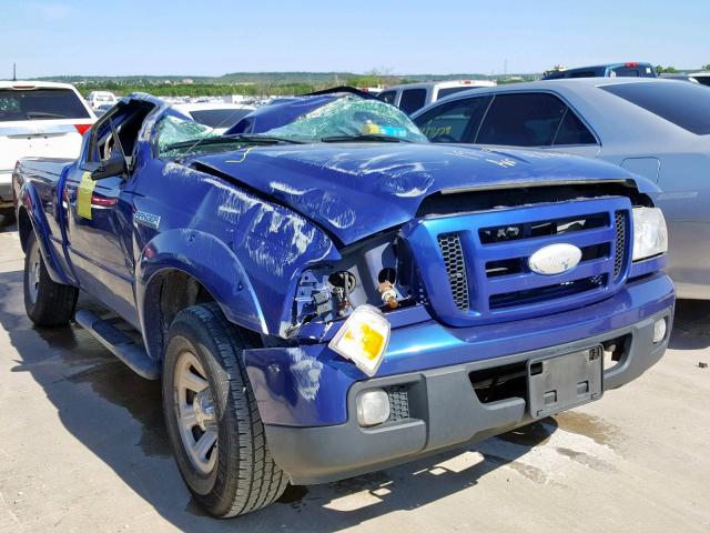 1FTYR10U76PA24460 - 2006 FORD RANGER BLUE photo 1