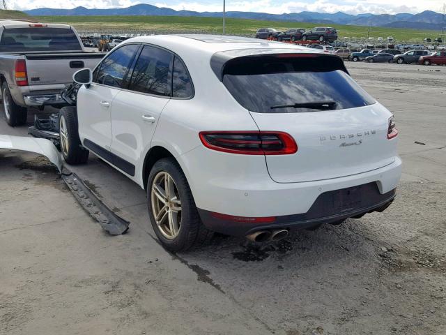 WP1AB2A52FLB58284 - 2015 PORSCHE MACAN S WHITE photo 3