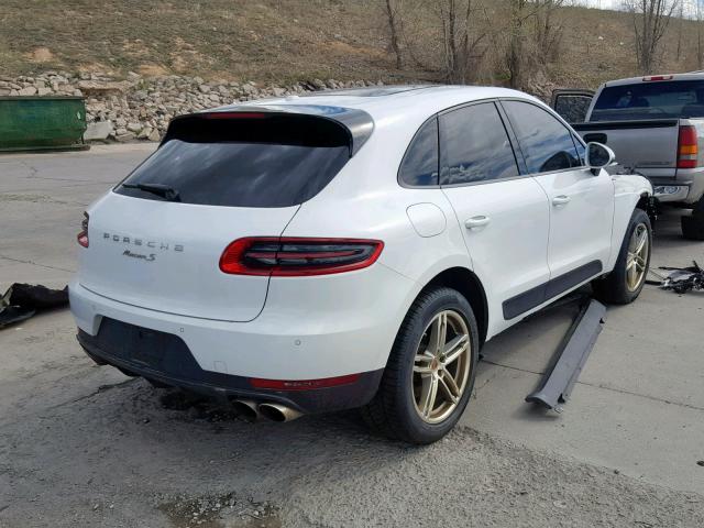 WP1AB2A52FLB58284 - 2015 PORSCHE MACAN S WHITE photo 4