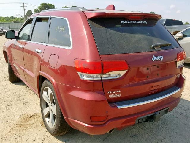 1C4RJFCG5EC339830 - 2014 JEEP GRAND CHER MAROON photo 3