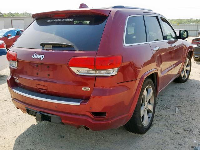 1C4RJFCG5EC339830 - 2014 JEEP GRAND CHER MAROON photo 4