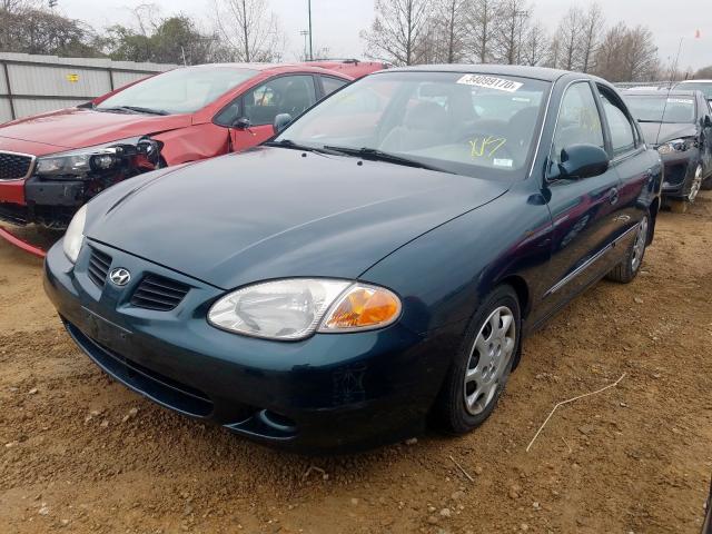 KMHJF35F6YU017984 - 2000 HYUNDAI ELANTRA GLS  photo 2