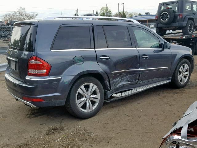 4JGBF7BE6BA717617 - 2011 MERCEDES-BENZ GL 450 4MA GRAY photo 4