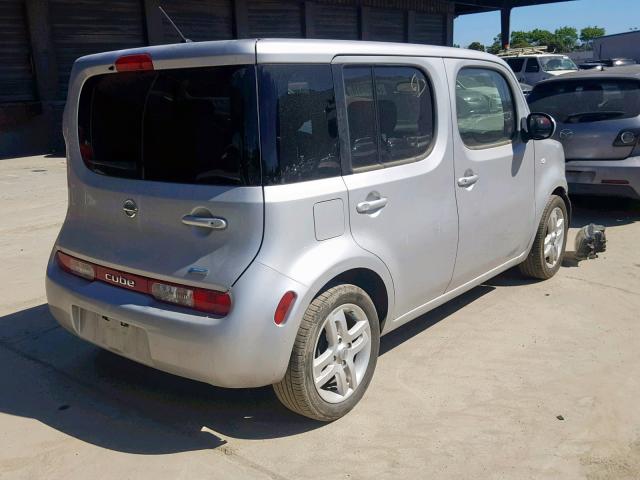 JN8AZ2KR3DT305759 - 2013 NISSAN CUBE S GRAY photo 4