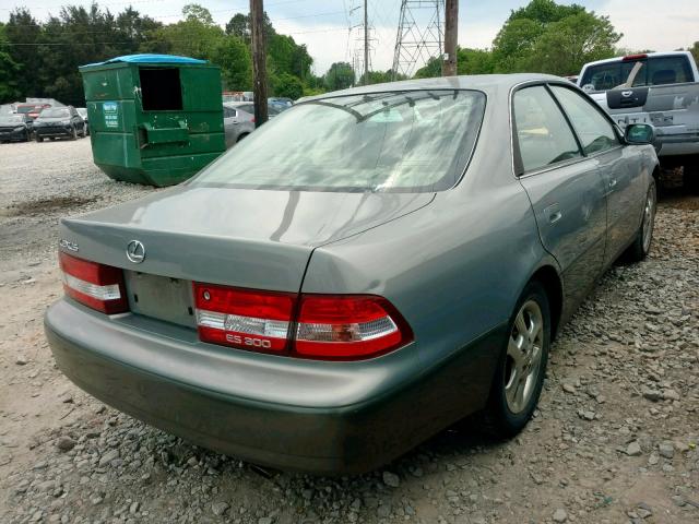 JT8BF28G8Y0269068 - 2000 LEXUS ES 300 GRAY photo 4