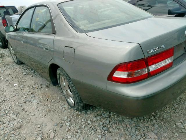 JT8BF28G8Y0269068 - 2000 LEXUS ES 300 GRAY photo 9