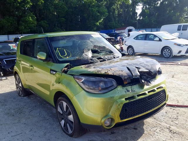 KNDJX3A53E7710956 - 2014 KIA SOUL ! Yaşıl foto 1