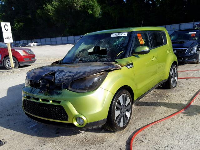 KNDJX3A53E7710956 - 2014 KIA SOUL ! Yaşıl foto 2