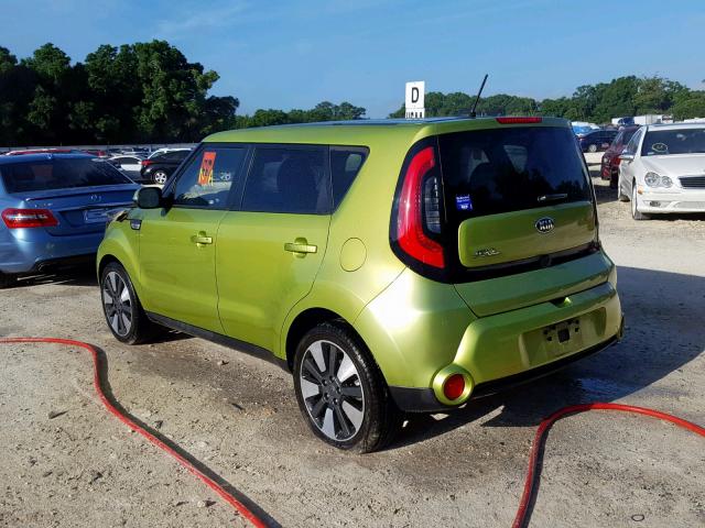 KNDJX3A53E7710956 - 2014 KIA SOUL ! Yaşıl foto 3