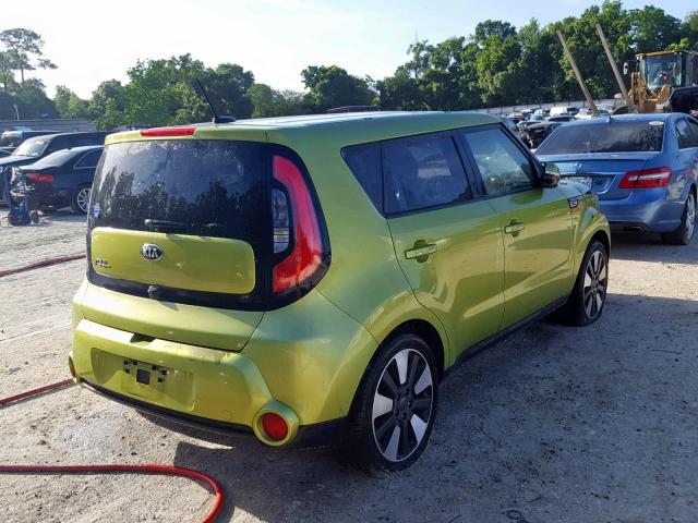 KNDJX3A53E7710956 - 2014 KIA SOUL ! Yaşıl foto 4
