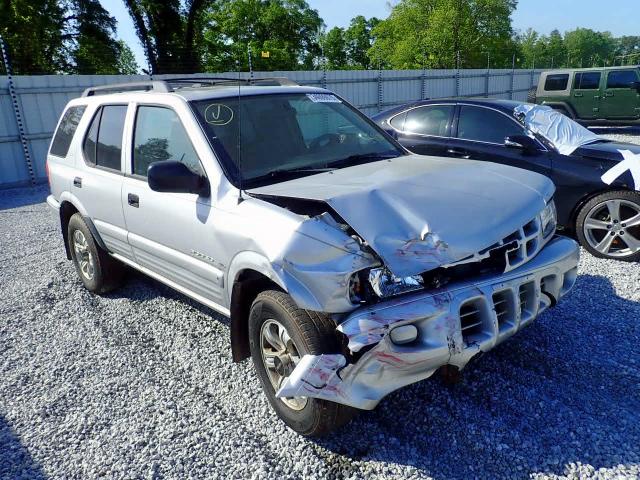 4S2DM58W414333411 - 2001 ISUZU RODEO S SILVER photo 1