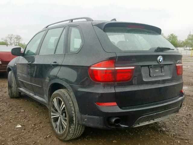 5UXZV4C58D0B04525 - 2013 BMW X5 BLACK photo 3