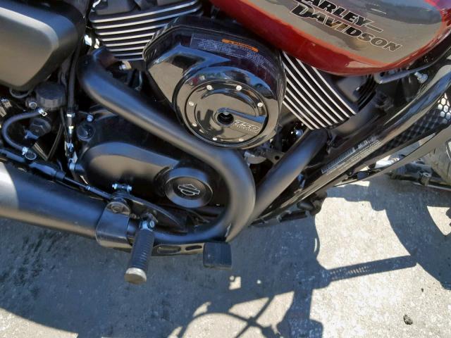 1HD4NBB19HC505712 - 2017 HARLEY-DAVIDSON XG750 BURGUNDY photo 7