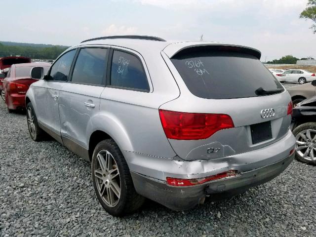 WA1AY74L99D000976 - 2009 AUDI Q7 3.6 QUA SILVER photo 3