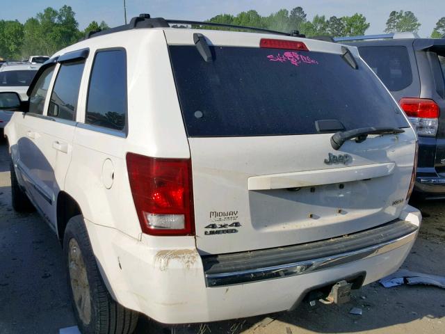 1J8HR58T59C541571 - 2009 JEEP GRAND CHER WHITE photo 3