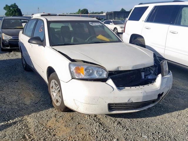 1G1ZS58F08F106926 - 2008 CHEVROLET MALIBU LS WHITE photo 1