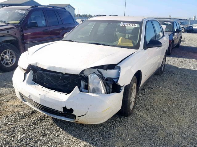 1G1ZS58F08F106926 - 2008 CHEVROLET MALIBU LS WHITE photo 2