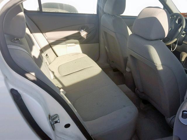 1G1ZS58F08F106926 - 2008 CHEVROLET MALIBU LS WHITE photo 6