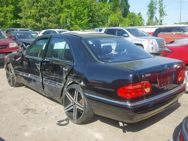 WDBJF55F0VA335904 - 1997 MERCEDES-BENZ E 320 BLACK photo 3